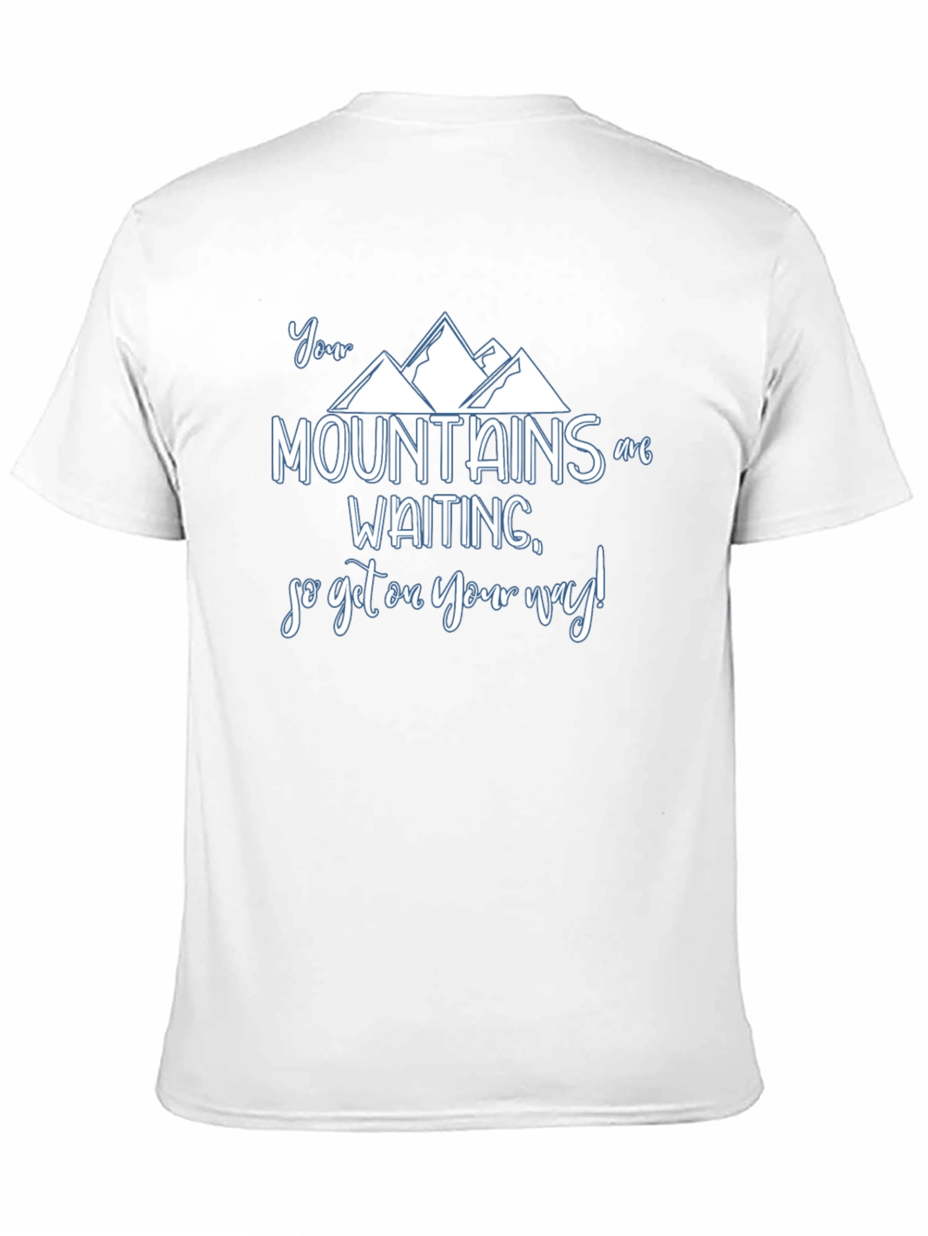 Camiseta Negra Tus Montañas Esperan