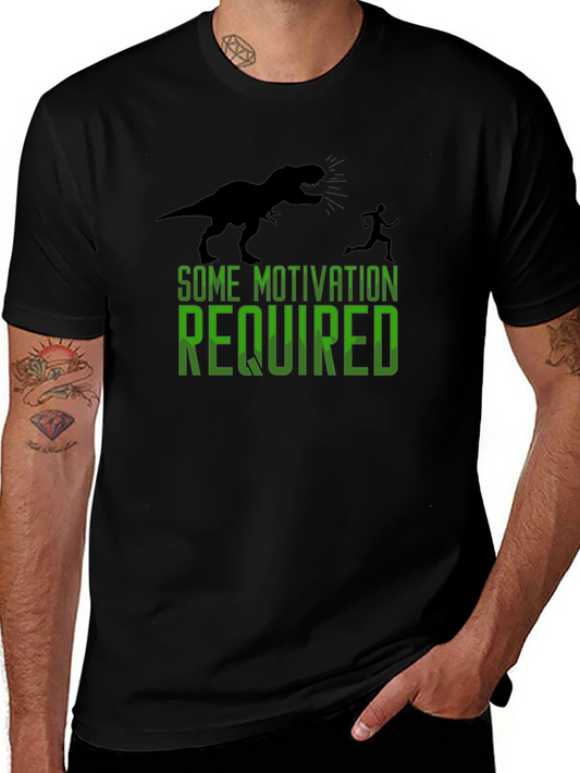 Camiseta Negra: ¡Motivación Dinosaurio!