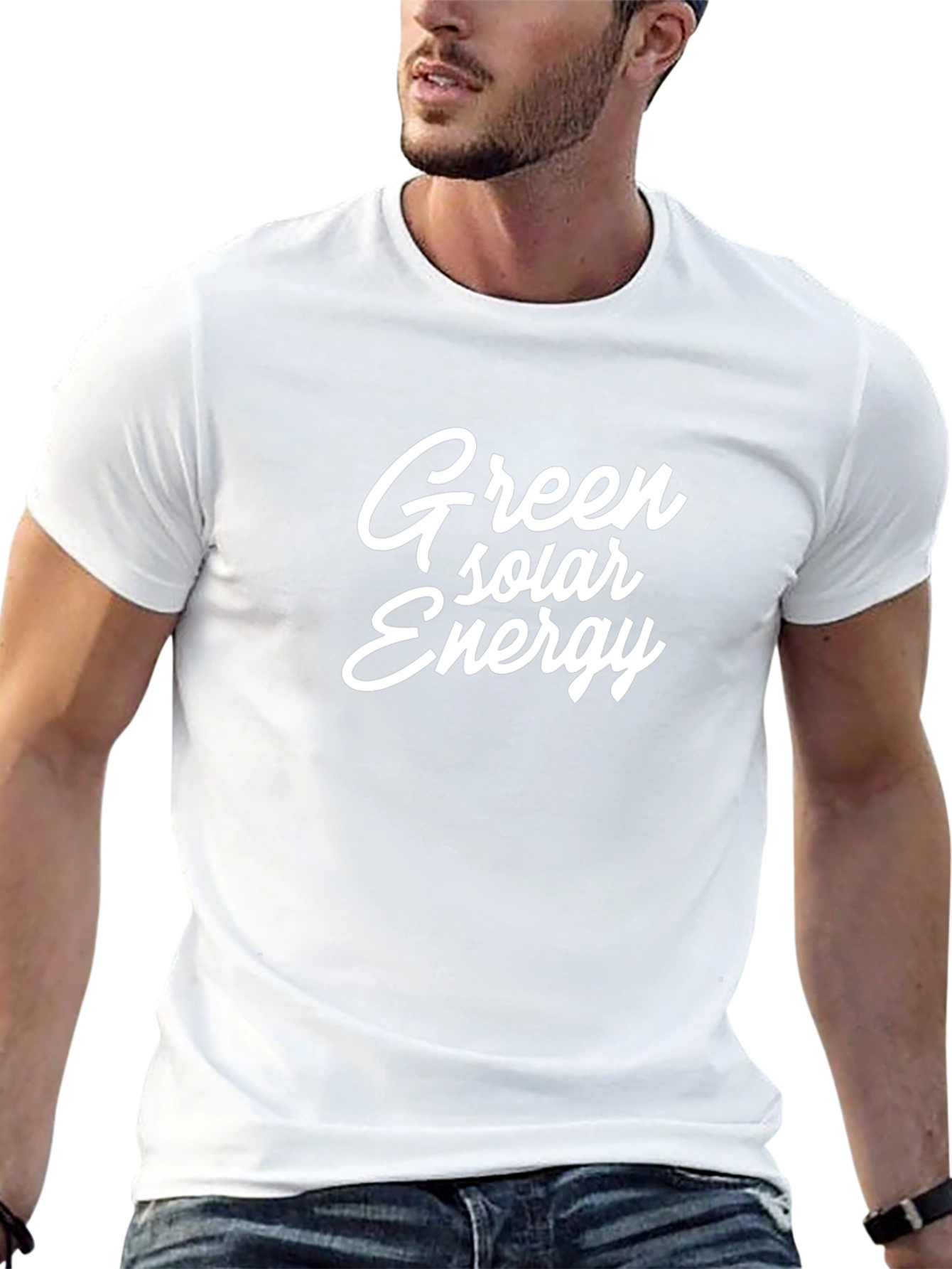 Camiseta Negra: Energía Solar Verde