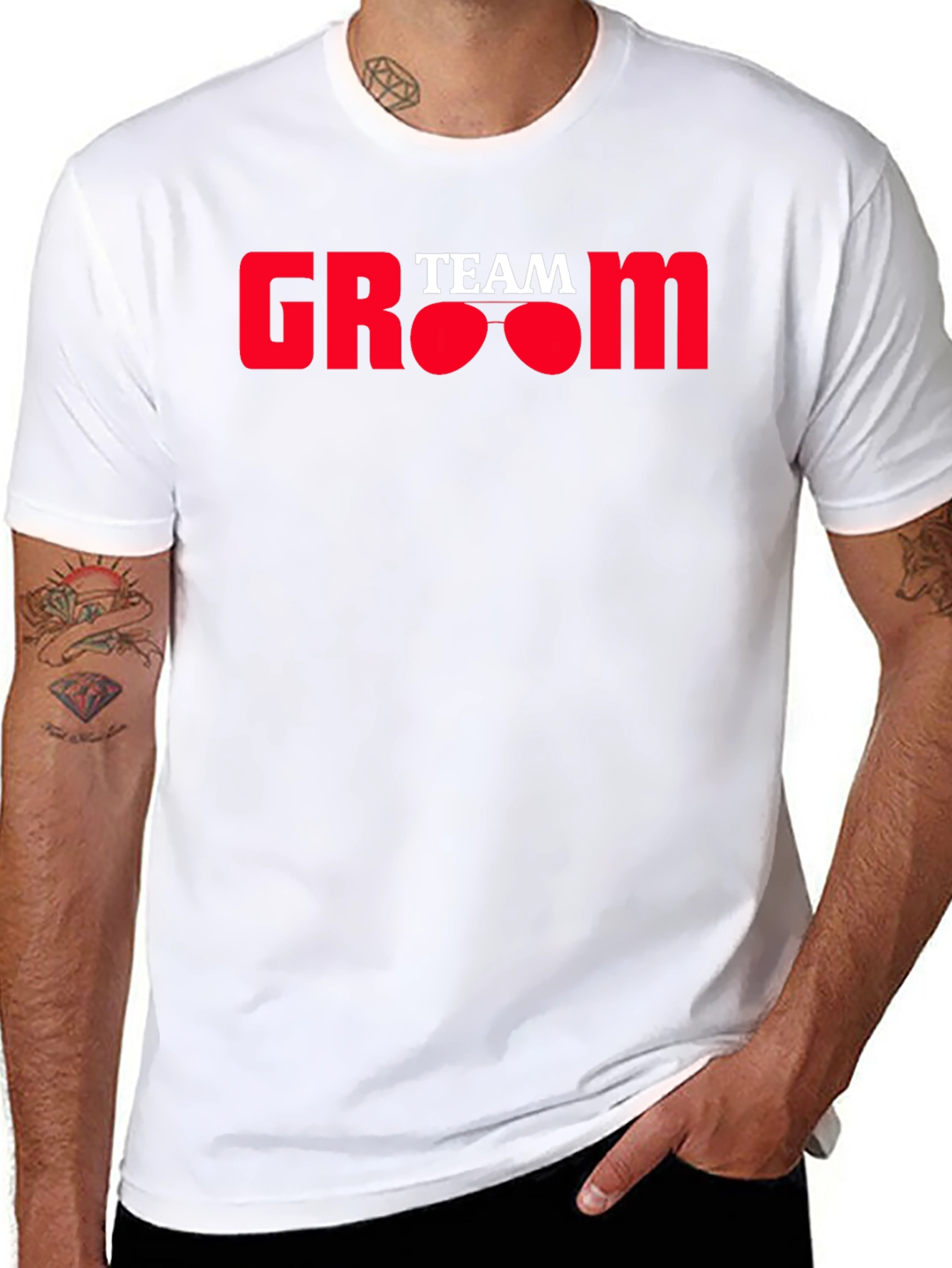 Camiseta Negra Team Groom - Despedida de Soltero