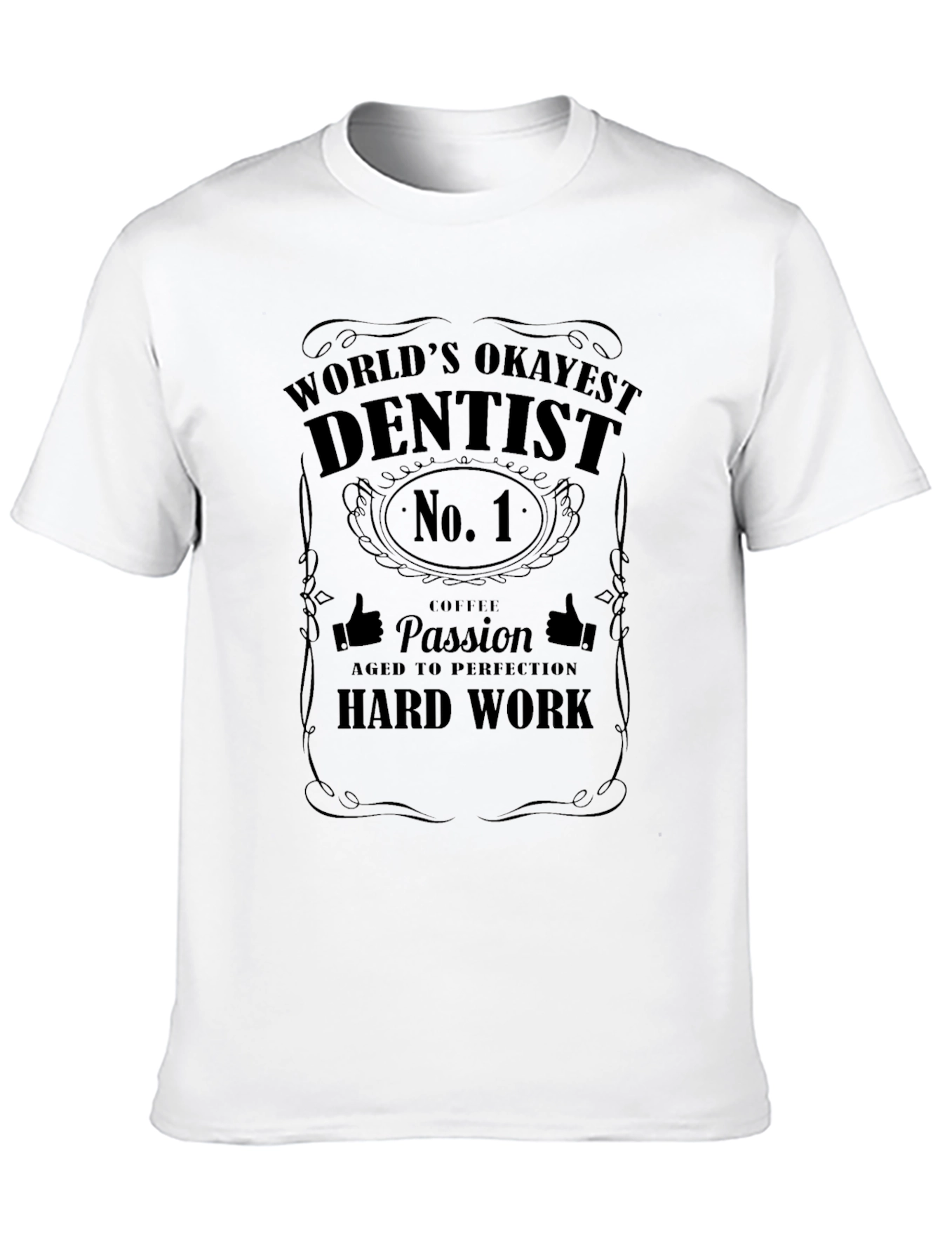 Camiseta Negra Dentista Número 1