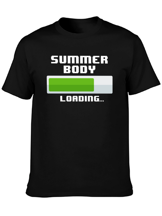 Camiseta Negra Summer Body Loading