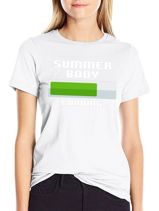 Camiseta Negra Summer Body Loading