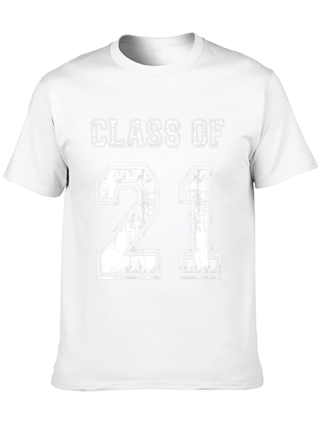 Camiseta Class of 21 Negra para Graduación