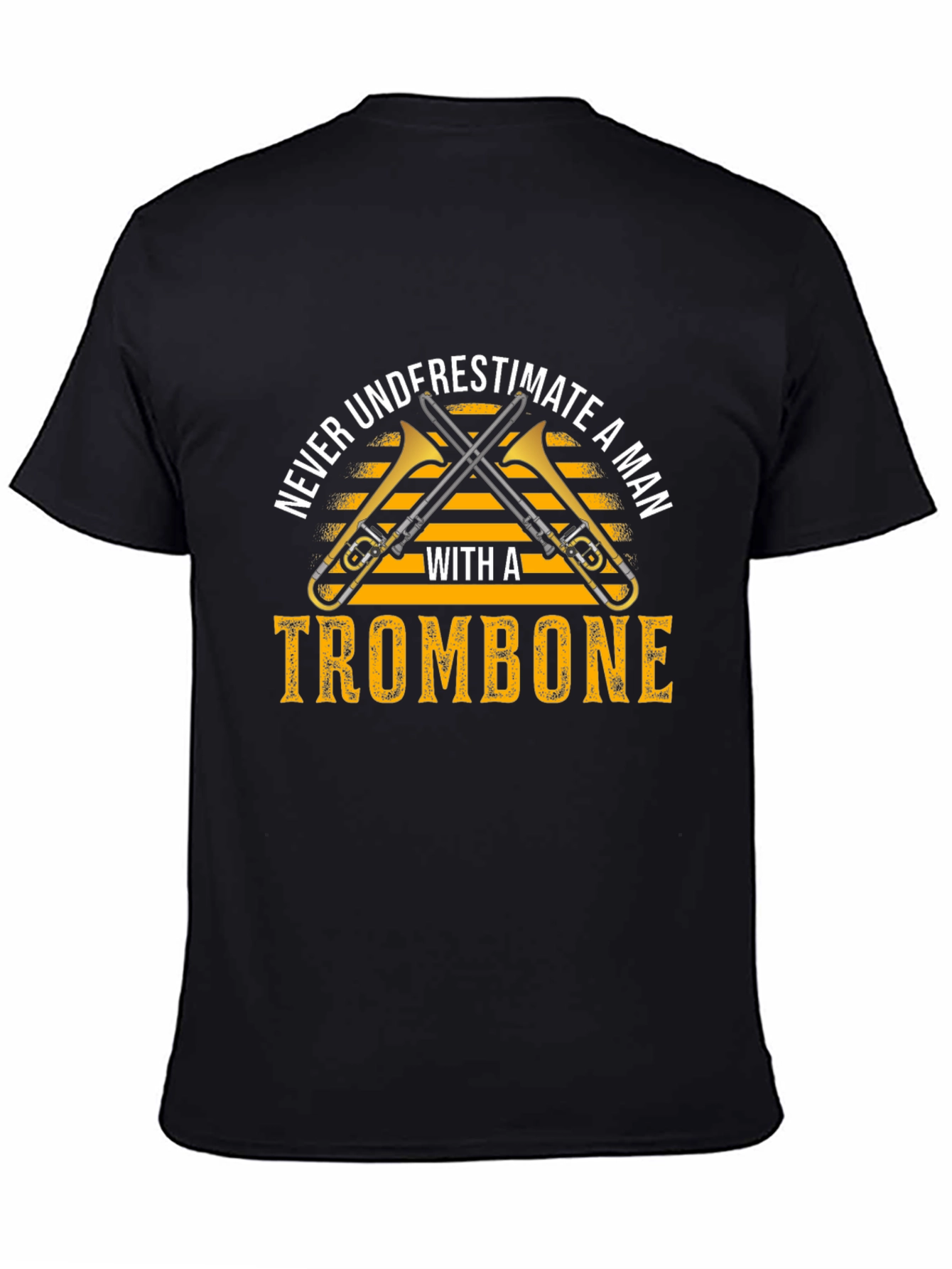 Camiseta Hombre Trombonista - No Subestimes