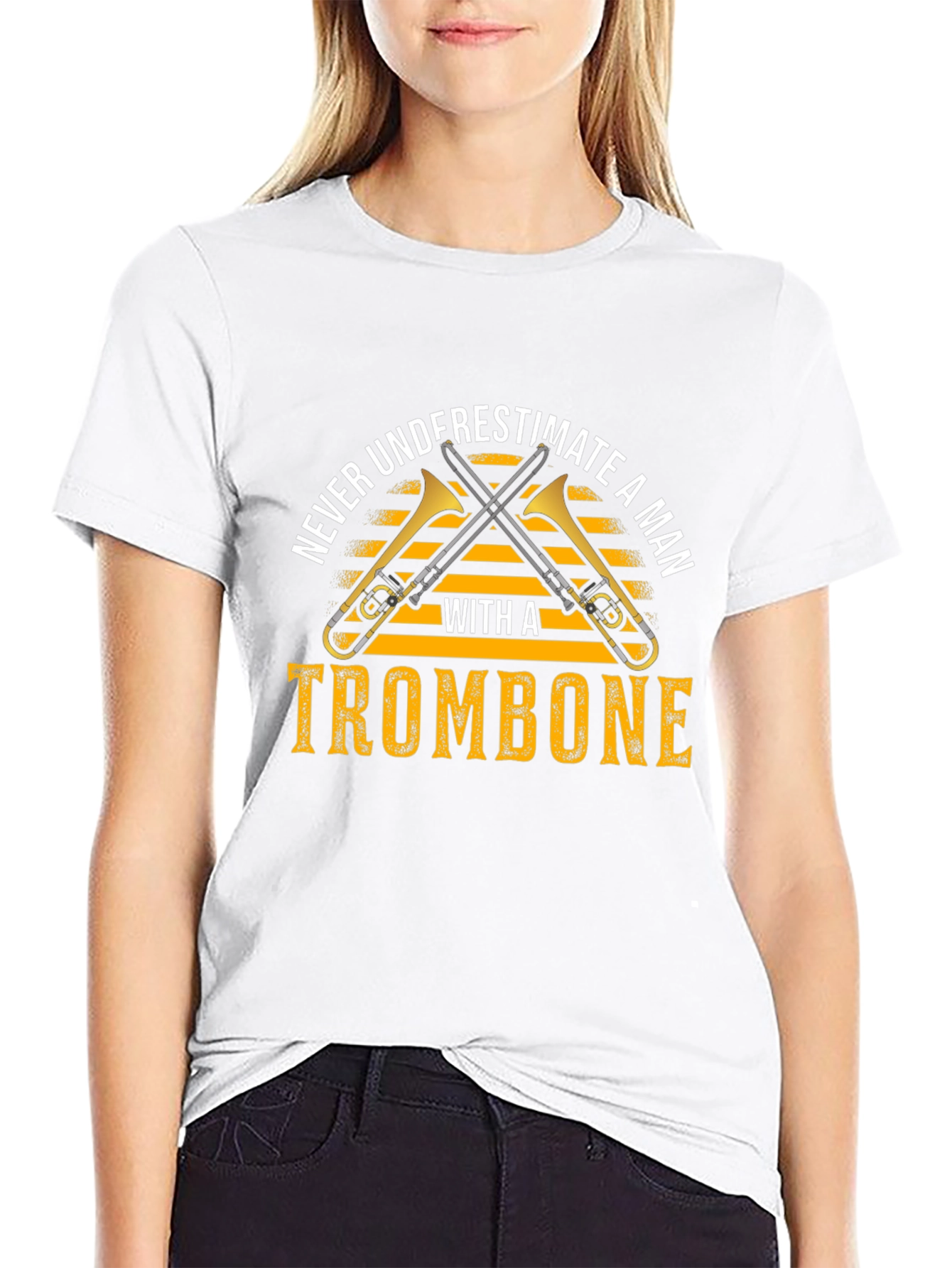 Camiseta Hombre Trombonista - No Subestimes