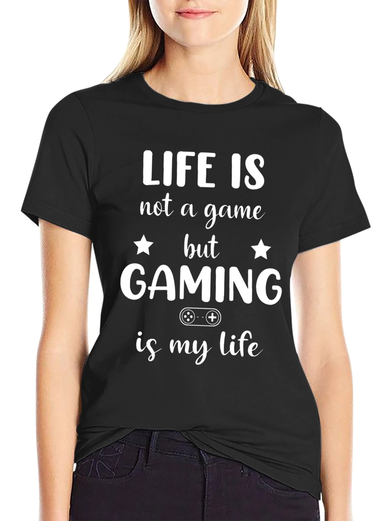 Camiseta Negra Gaming is My Life