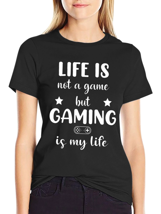 Camiseta Negra Gaming is My Life