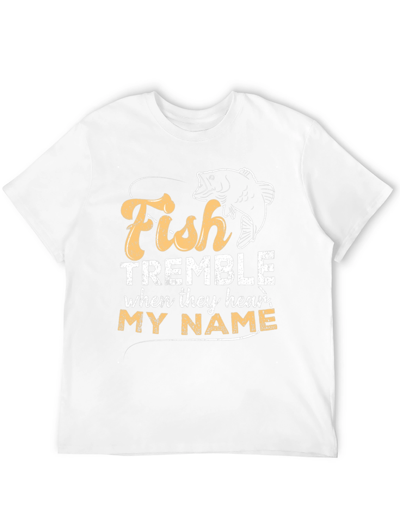 Camiseta Negra Fish Tremble My Name