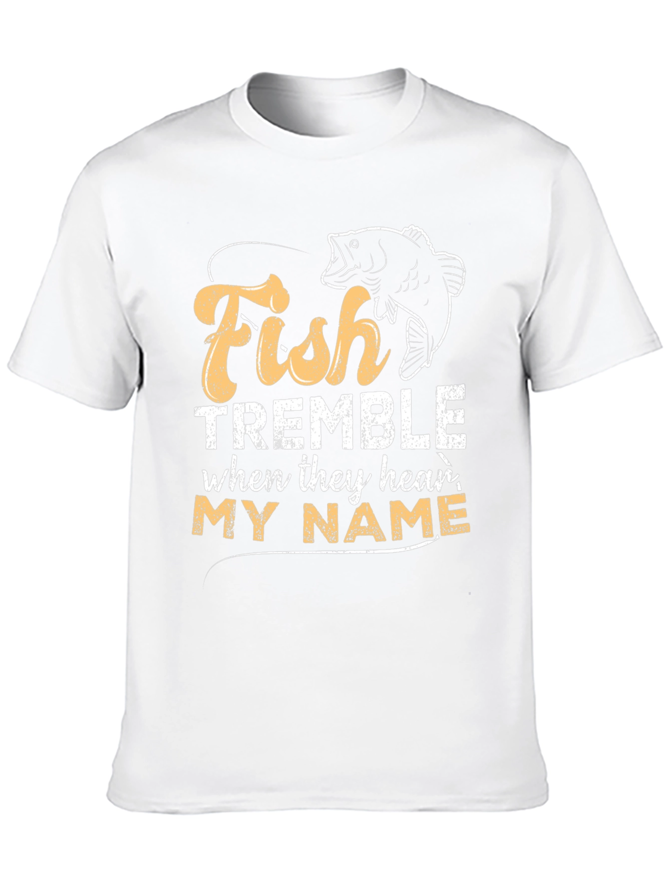 Camiseta Negra Fish Tremble My Name