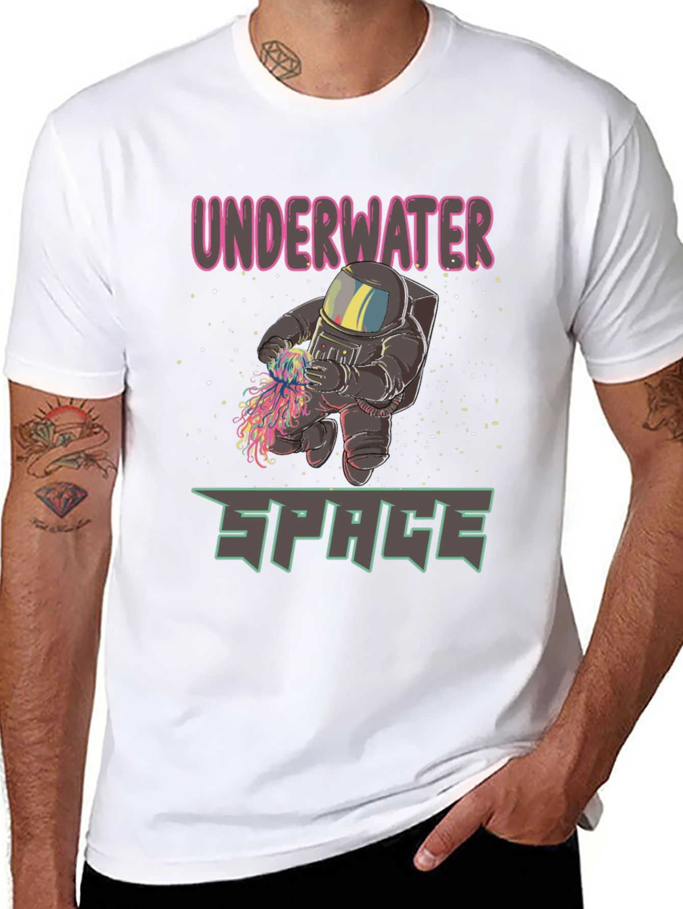 Camiseta Espacio Submarino Astronauta