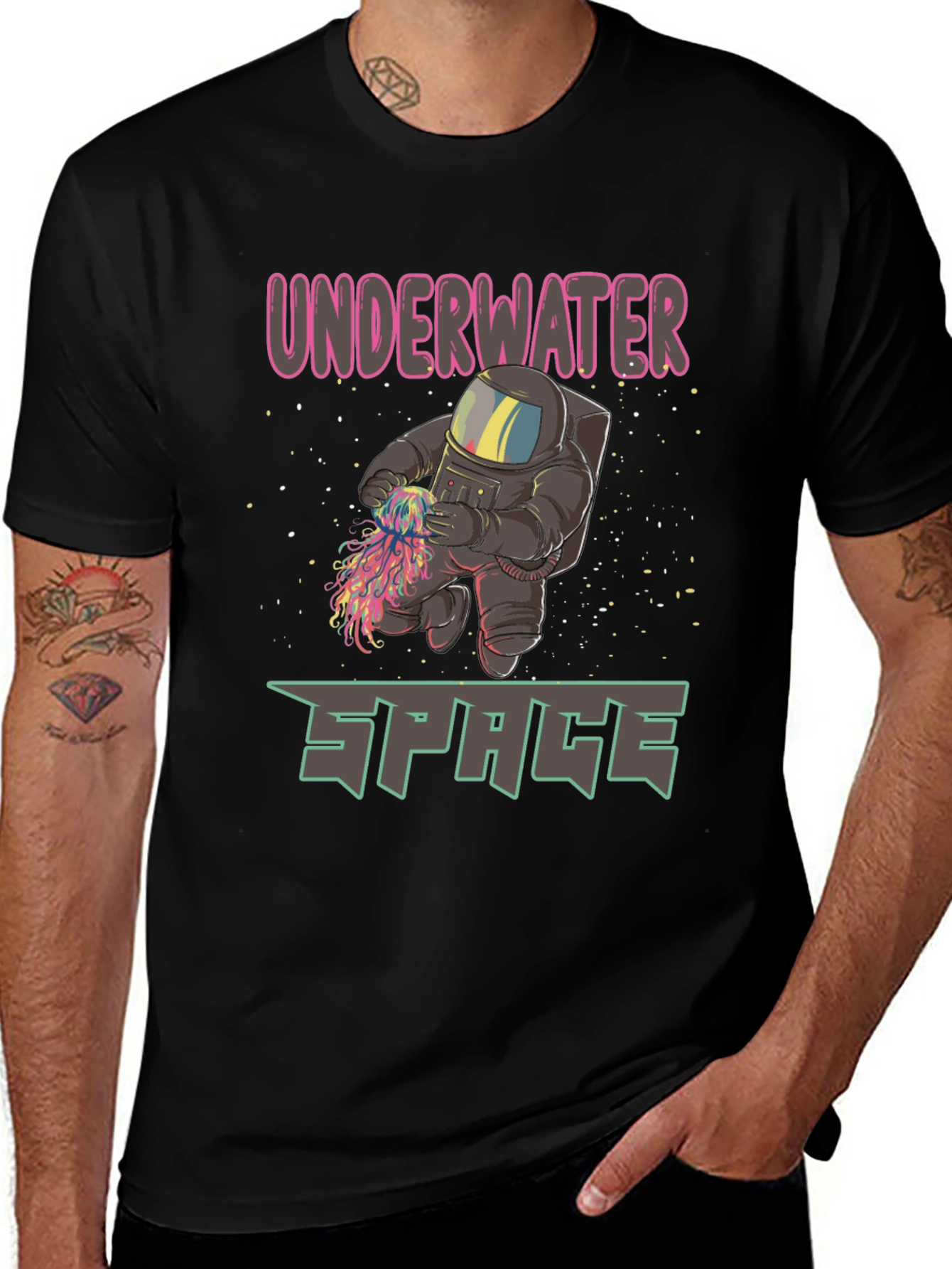 Camiseta Espacio Submarino Astronauta
