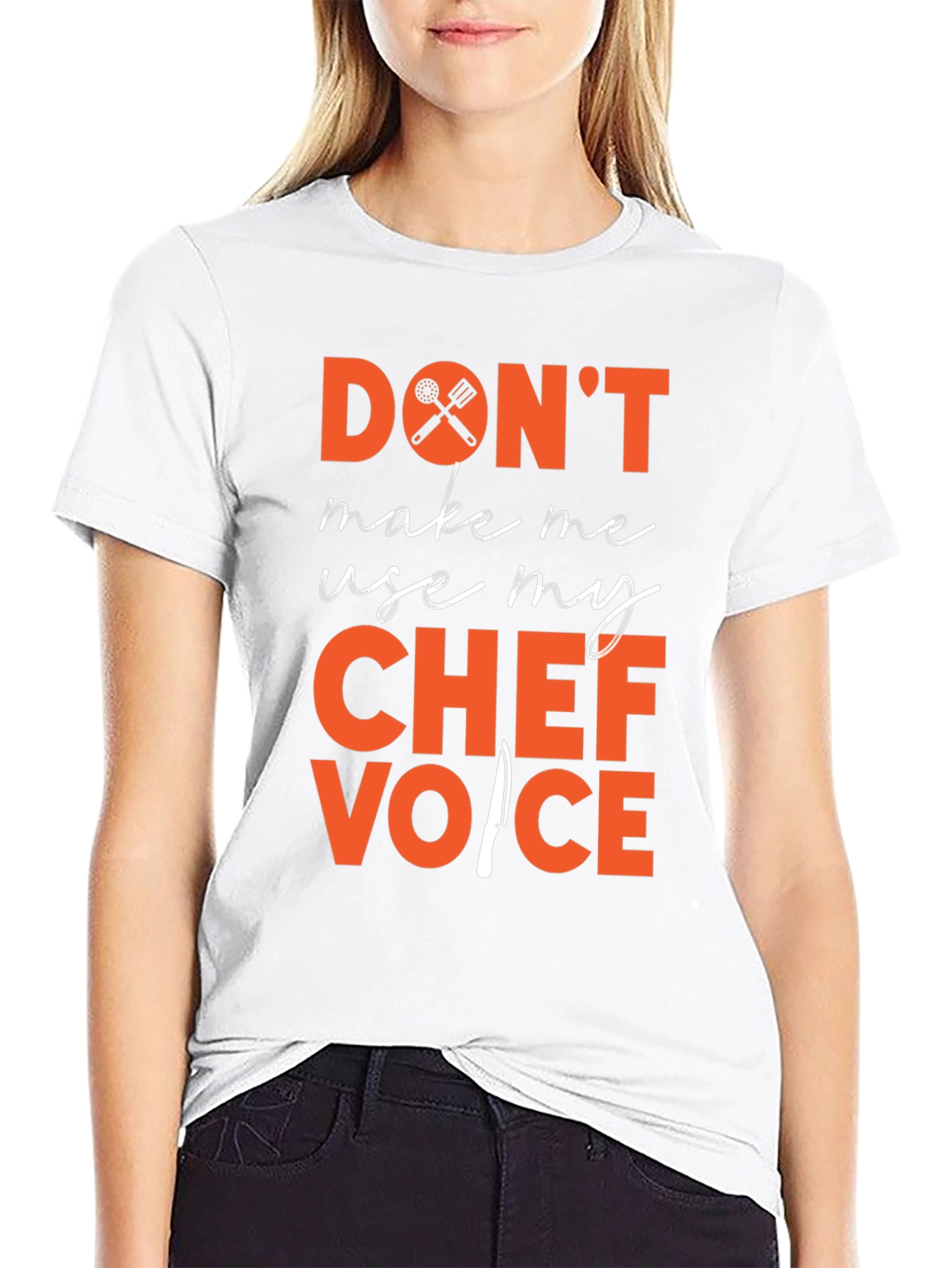 Camiseta Negra Voz de Chef