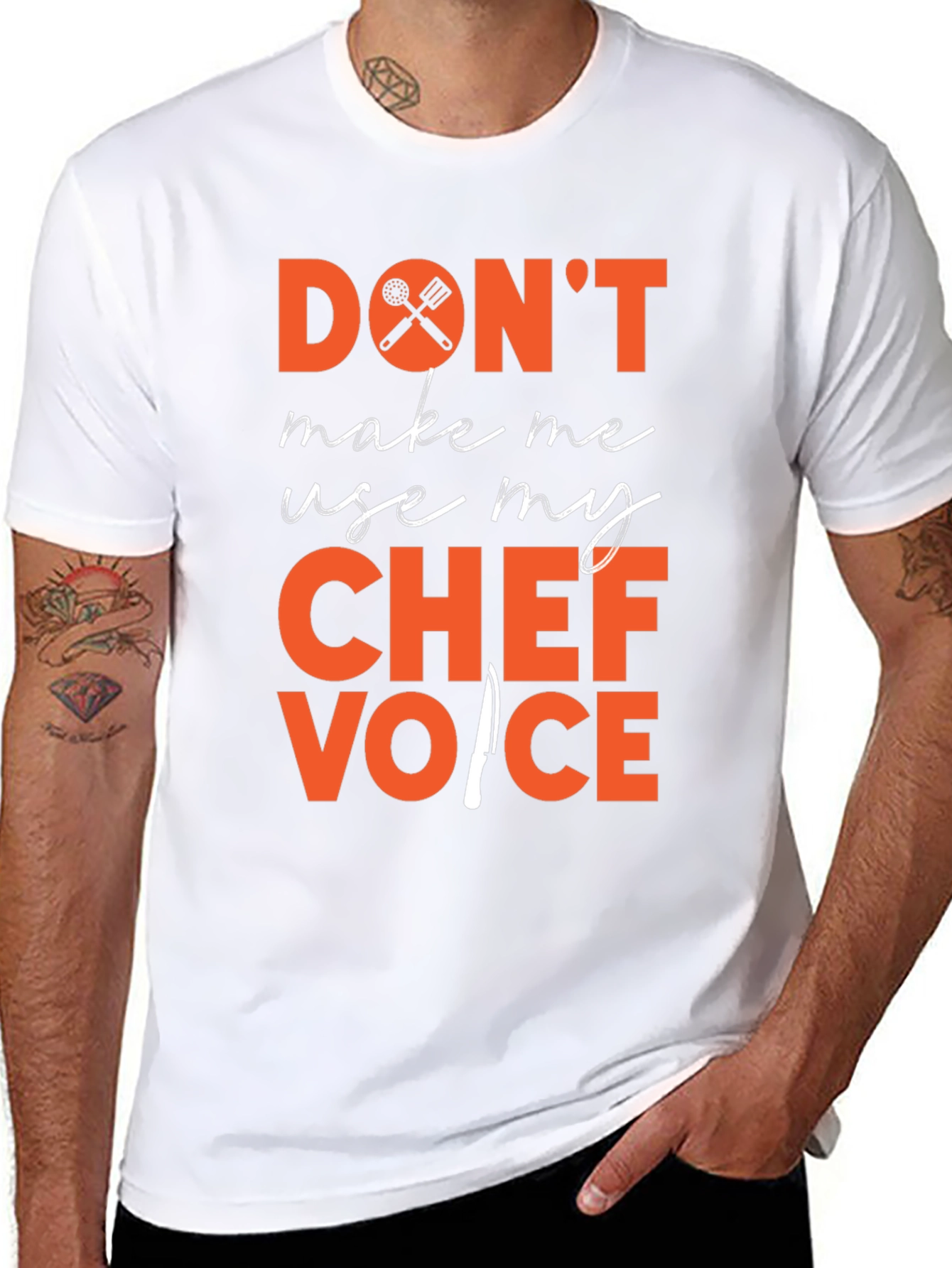 Camiseta Negra Voz de Chef