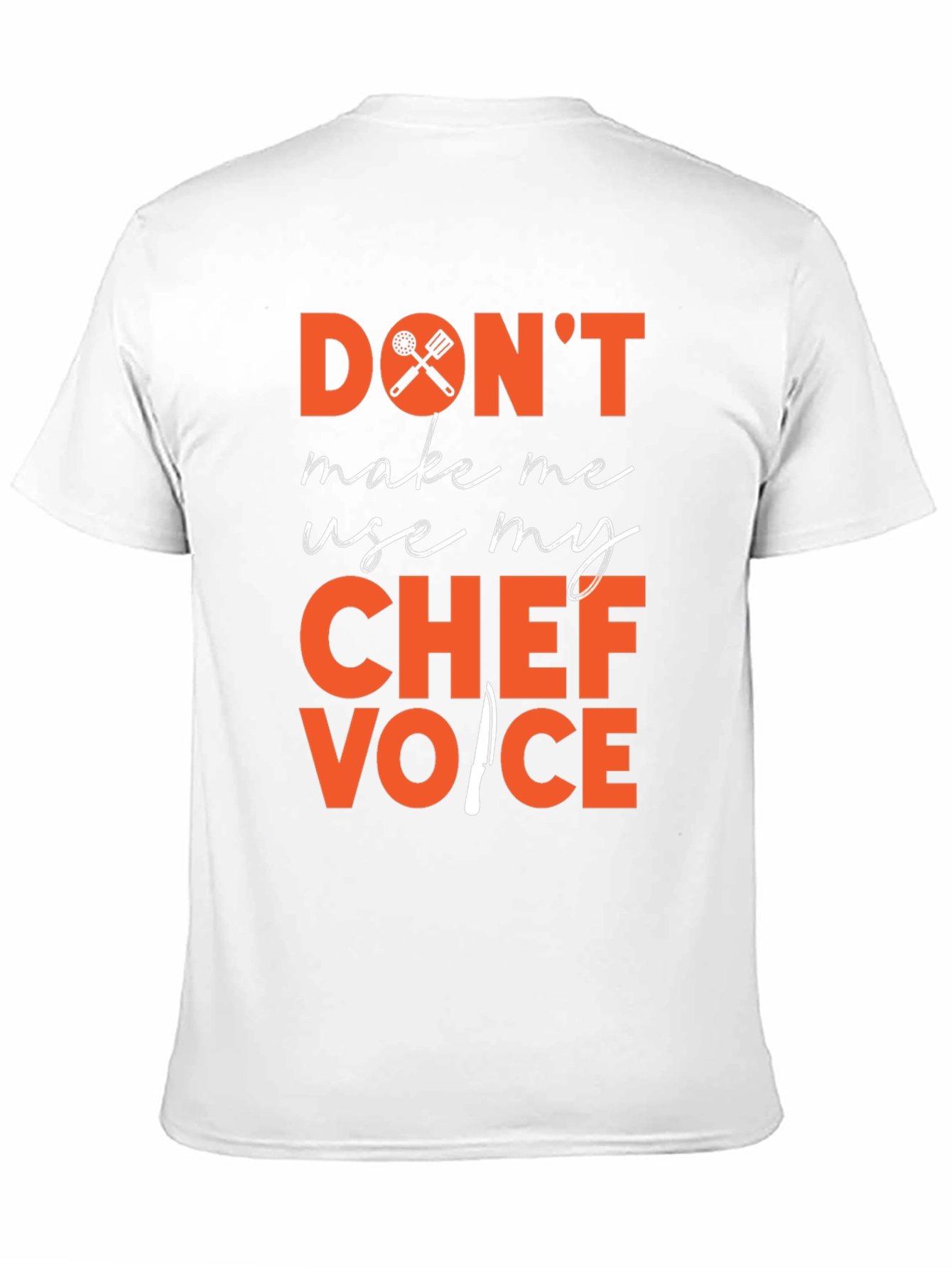 Camiseta Negra Voz de Chef