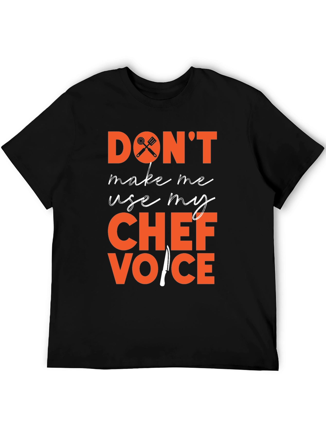 Camiseta Negra Voz de Chef