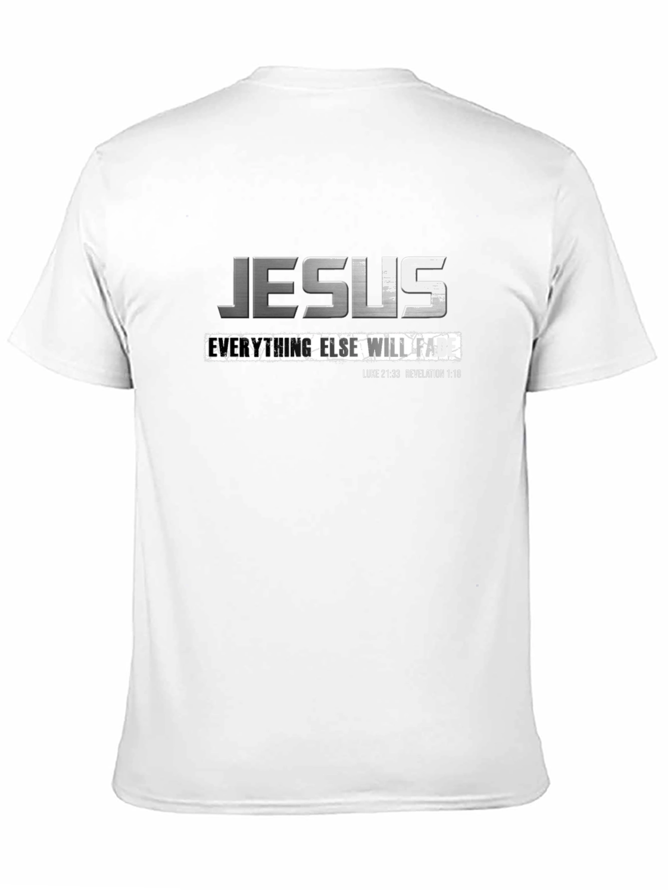 Camiseta Negra Jesús para Hombre