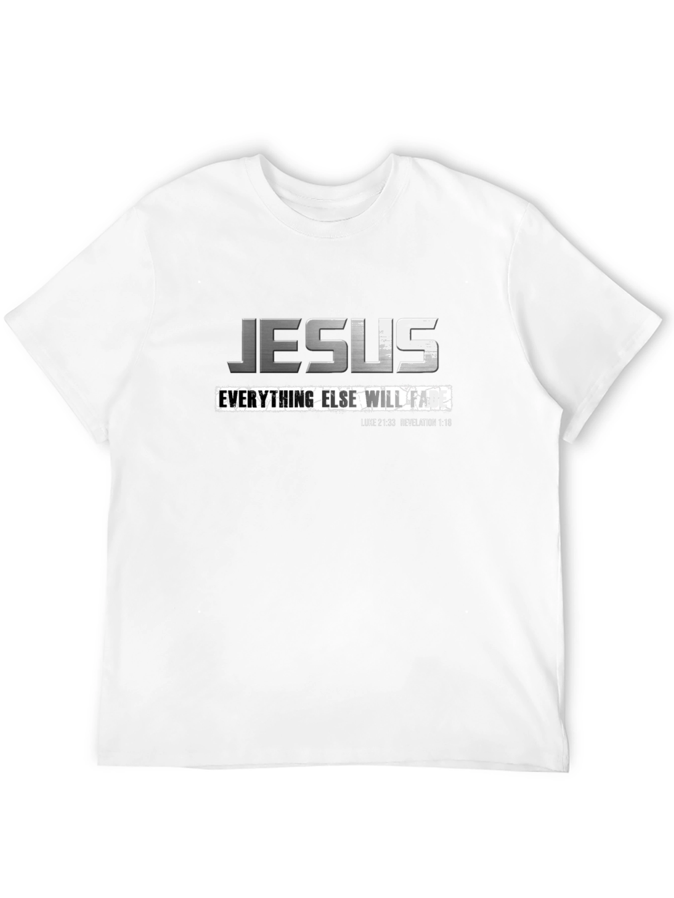 Camiseta Negra Jesús para Hombre