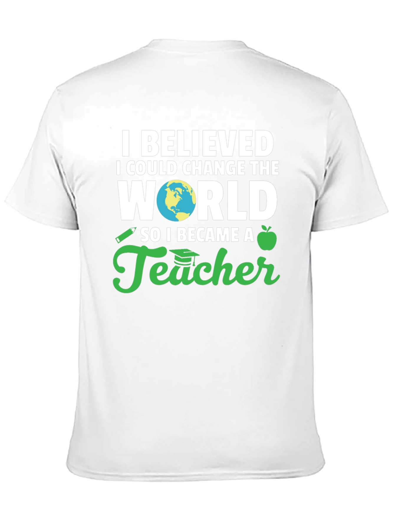 Camiseta Negra Inspiradora para Maestros