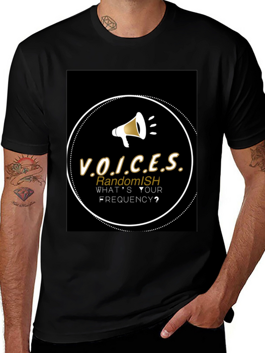 Camiseta Negra V.O.I.C.E.S RandomISH