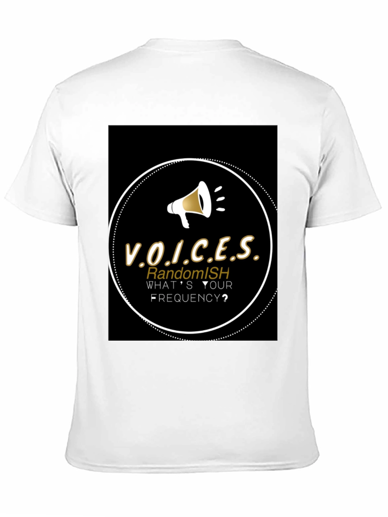 Camiseta Negra V.O.I.C.E.S RandomISH