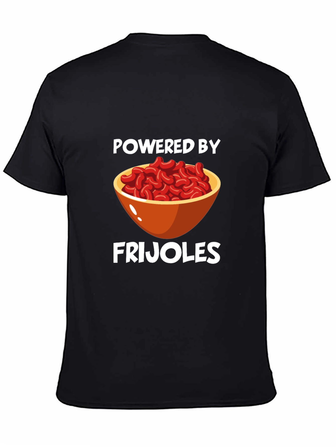 Camiseta Negra: ¡Energía de Frijoles!