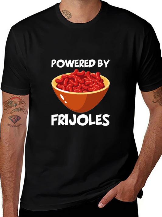 Camiseta Negra: ¡Energía de Frijoles!