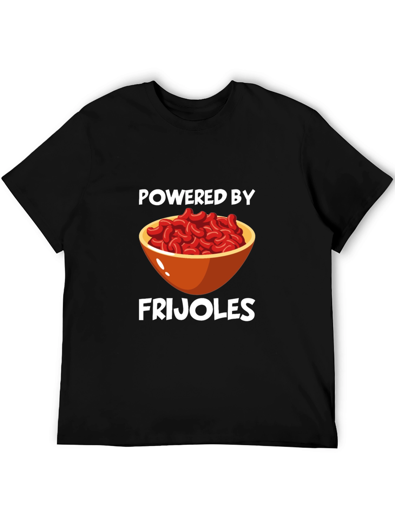 Camiseta Negra: ¡Energía de Frijoles!