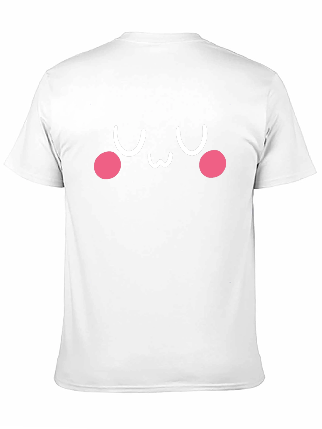 Camiseta Negra con Diseño Kawaii Emoticon