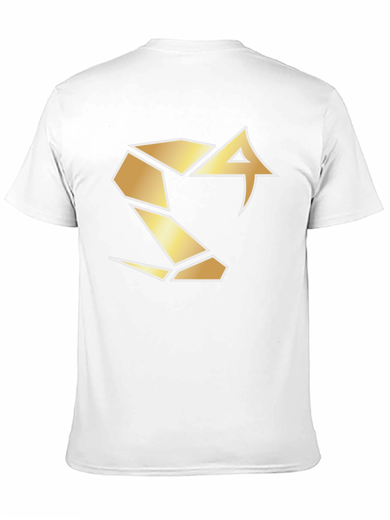 Camiseta Negra con Logo Serpiente Dorada