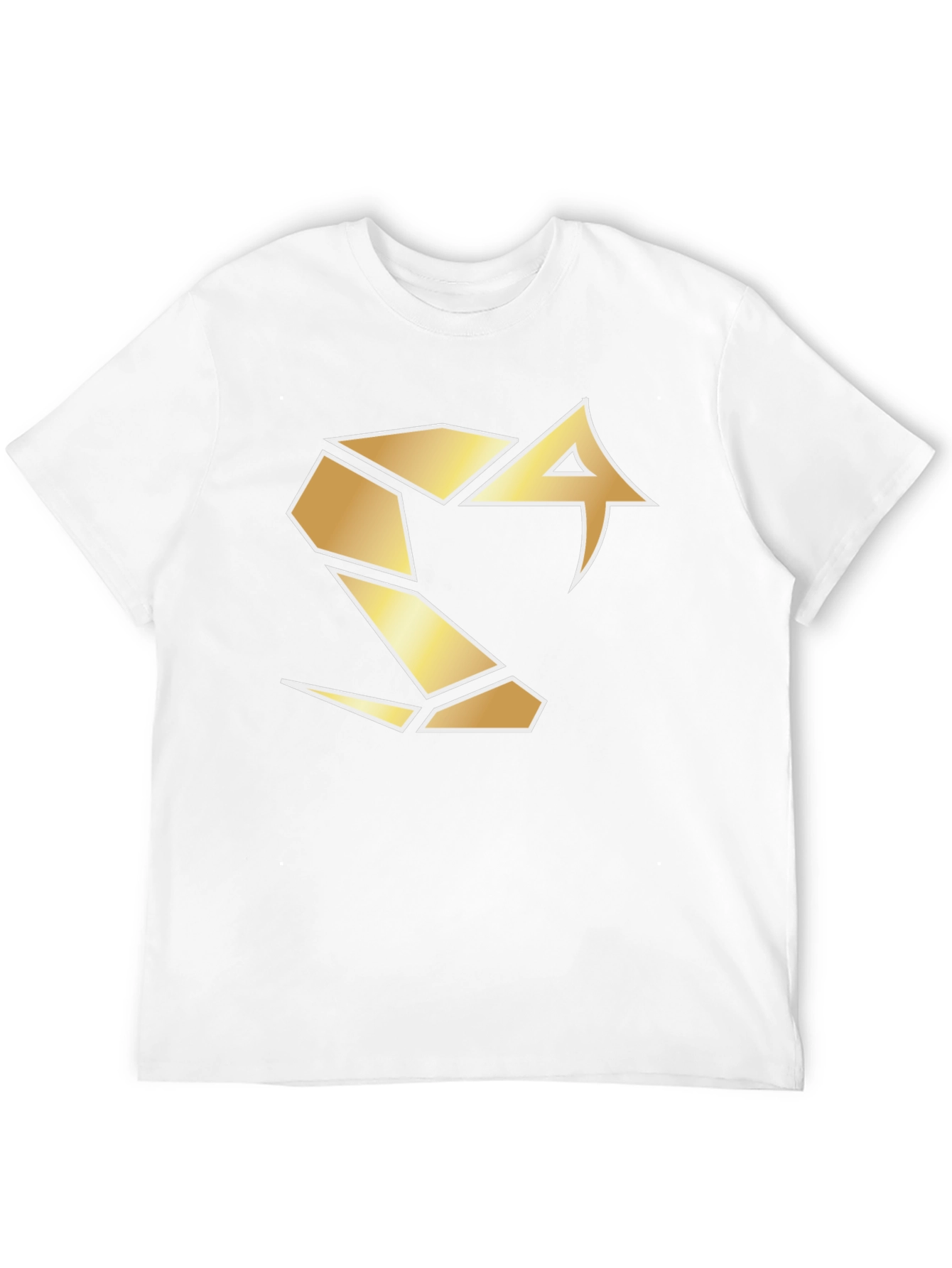 Camiseta Negra con Logo Serpiente Dorada