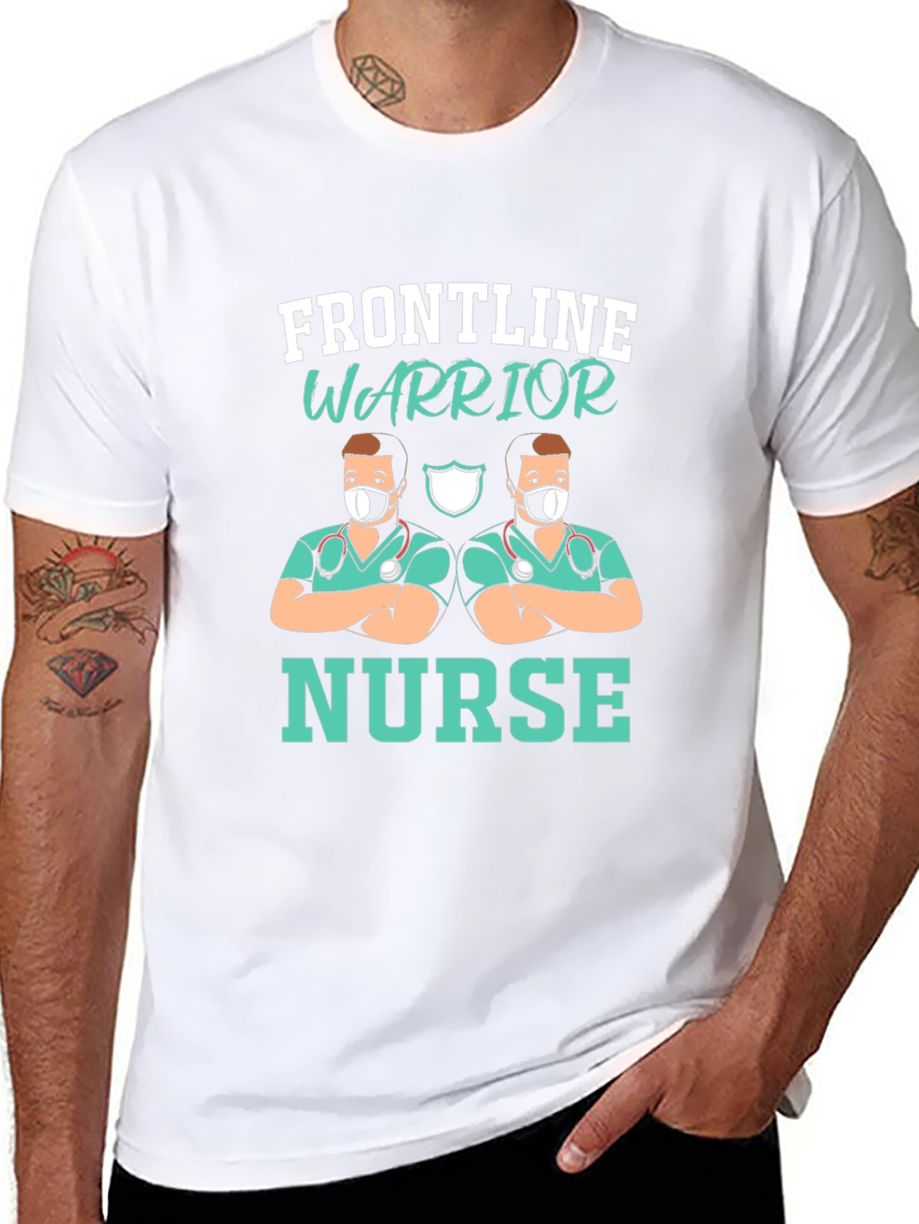 Camiseta Frontline Warrior Nurse