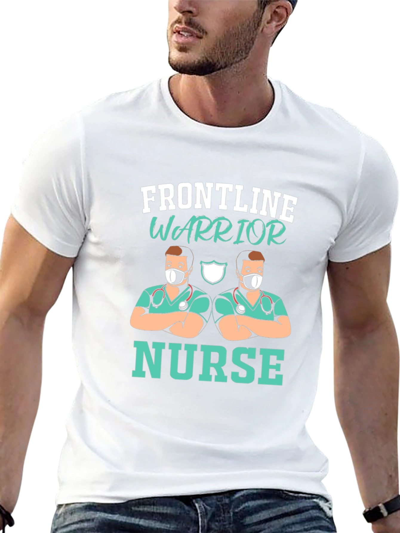 Camiseta Frontline Warrior Nurse