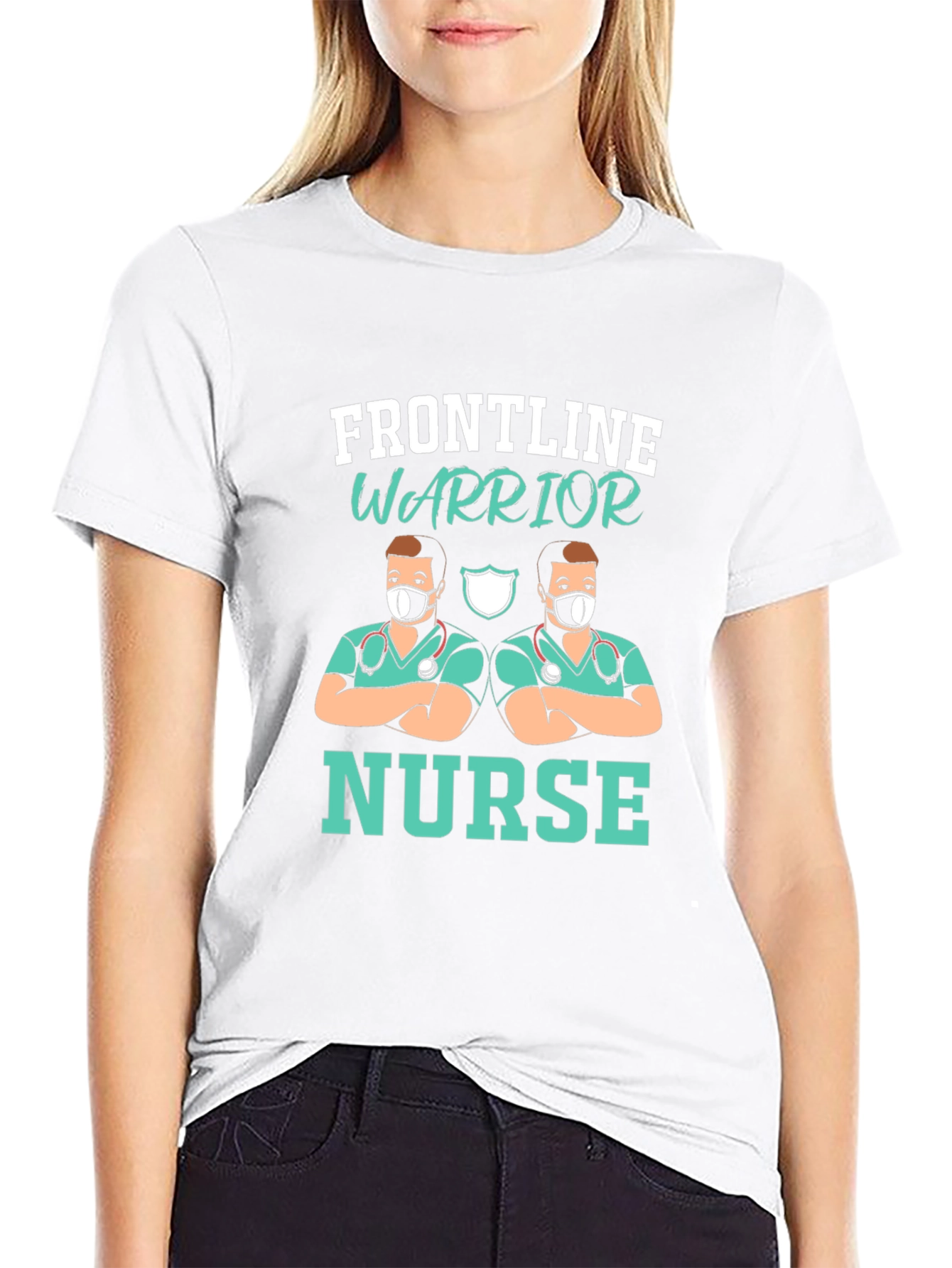 Camiseta Frontline Warrior Nurse
