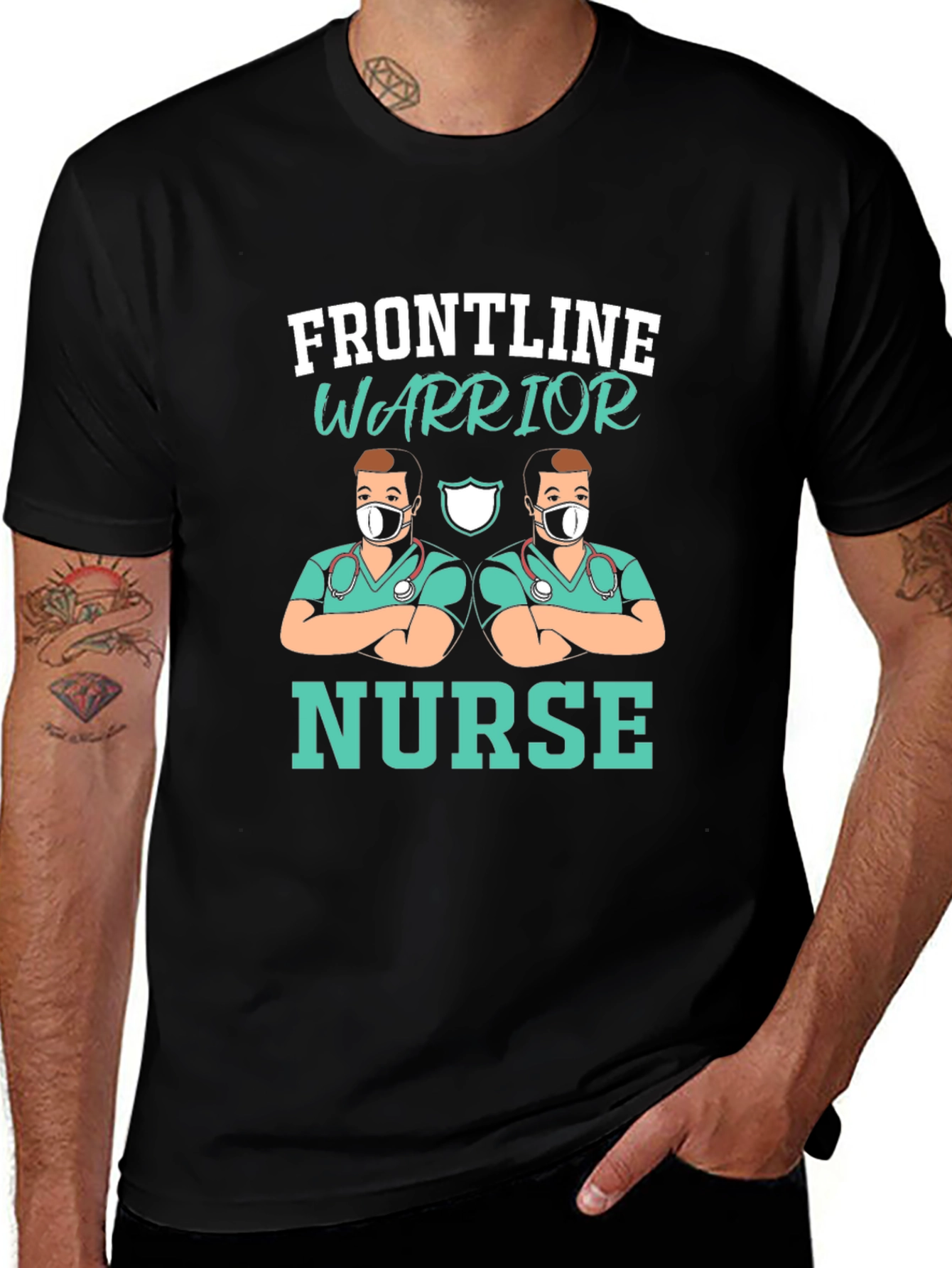 Camiseta Frontline Warrior Nurse