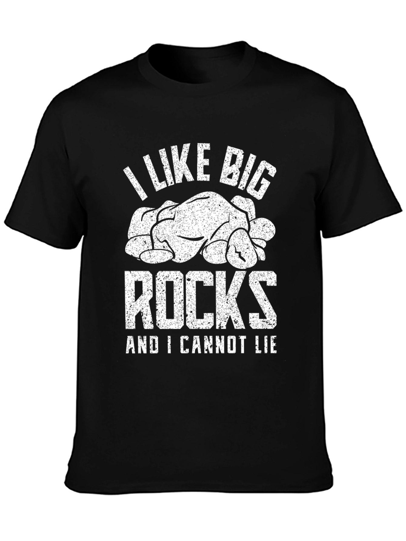 Camiseta Negra I Like Big Rocks