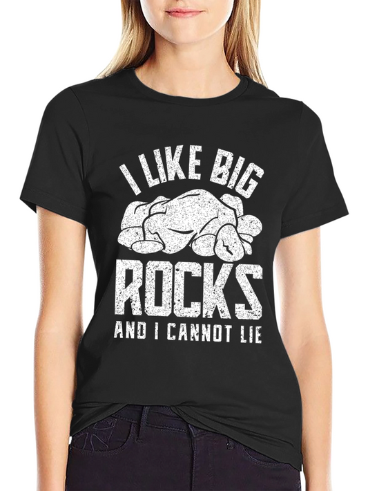 Camiseta Negra I Like Big Rocks