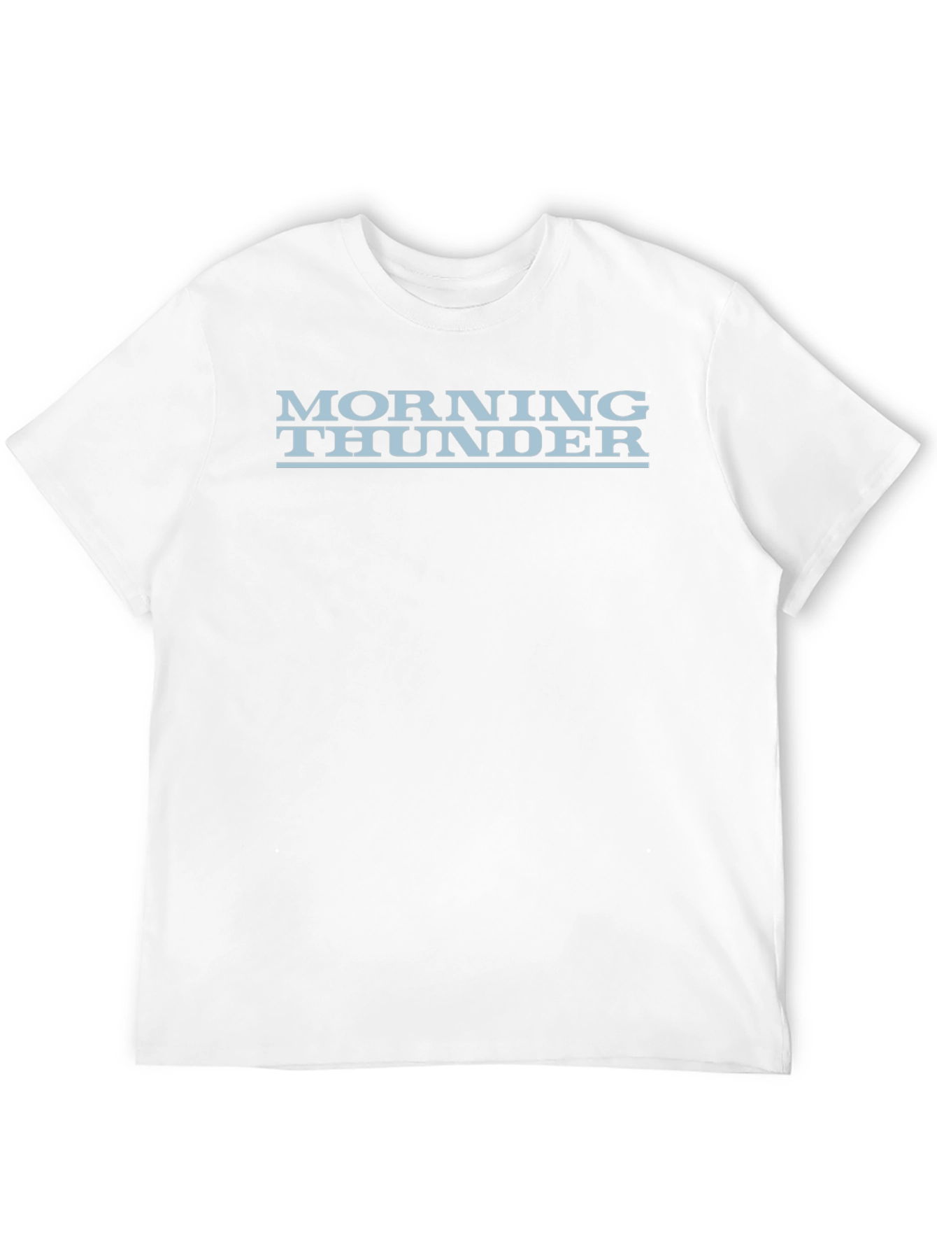 Camiseta Negra Morning Thunder Casual Hombre