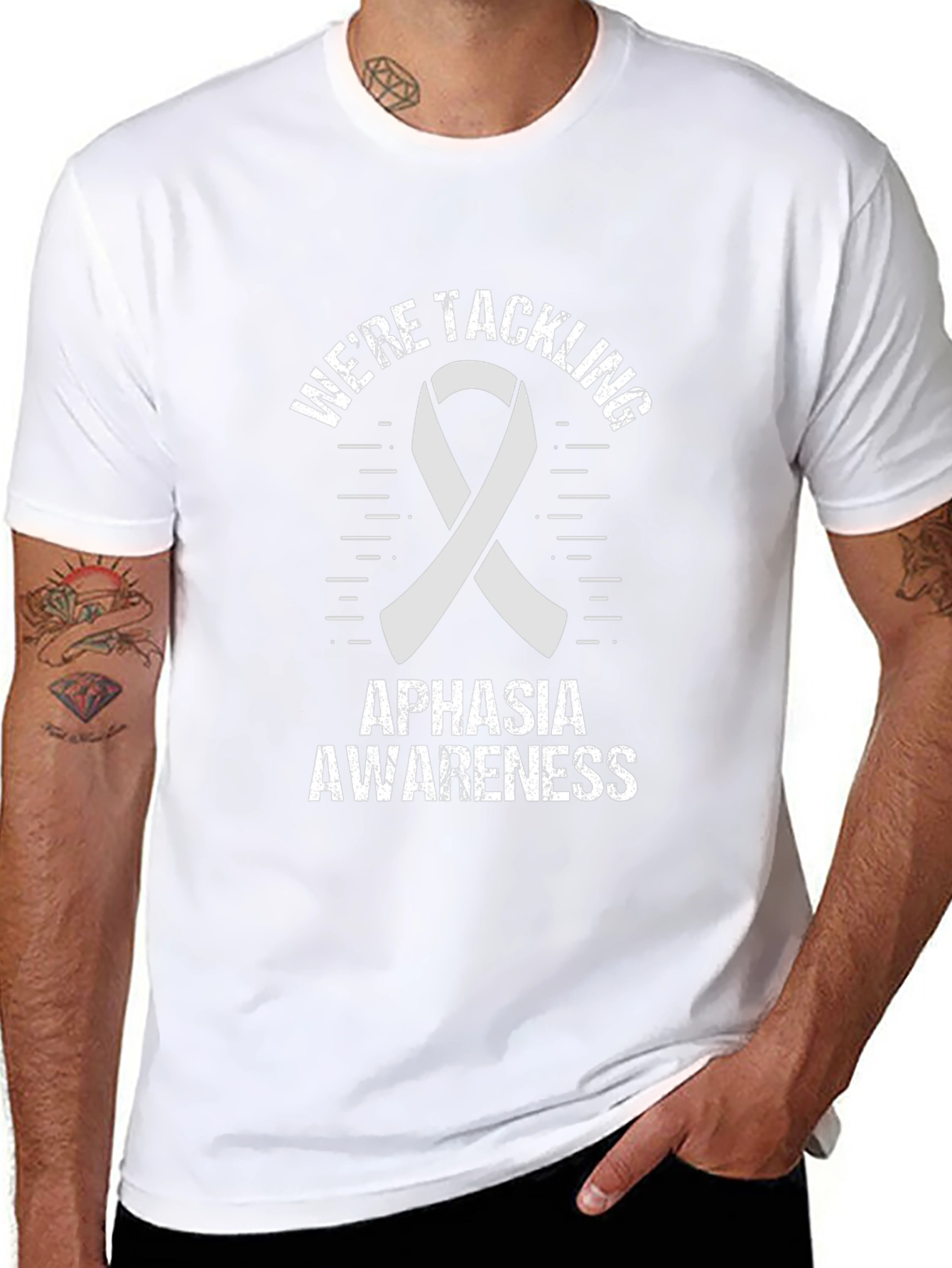 Camiseta Conciencia Afasia: Estamos Abordando
