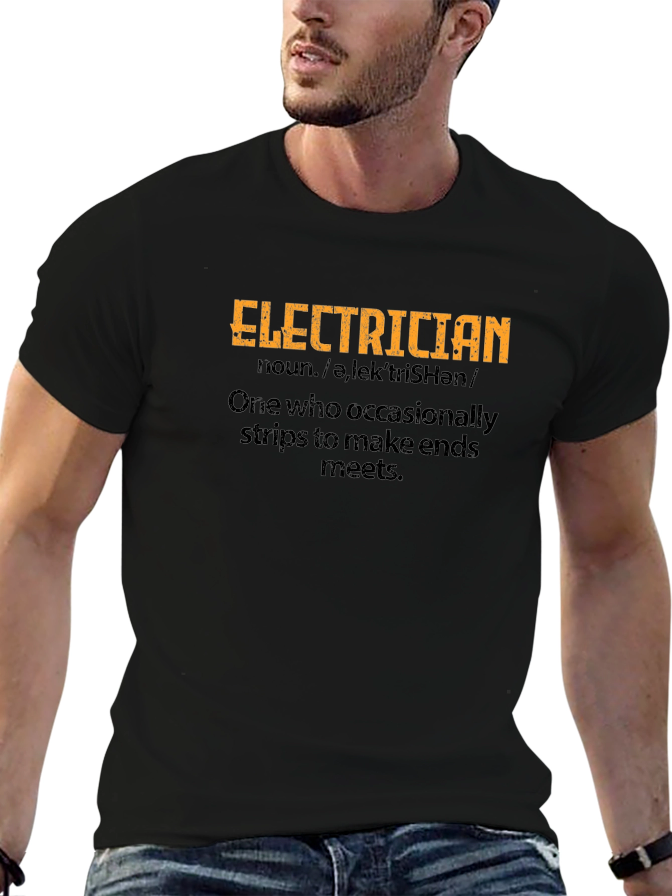 Camiseta de Electricista: Definición Divertida