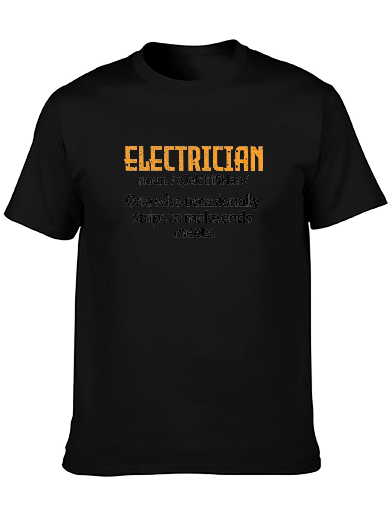 Camiseta de Electricista: Definición Divertida