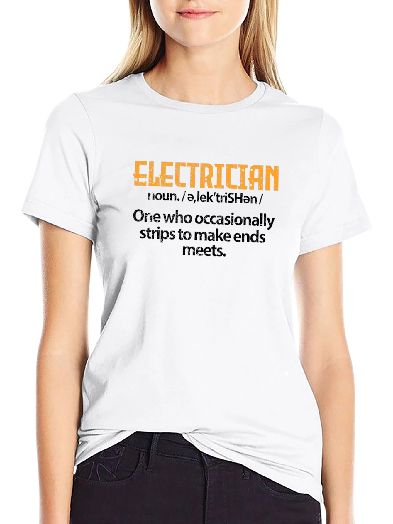 Camiseta de Electricista: Definición Divertida