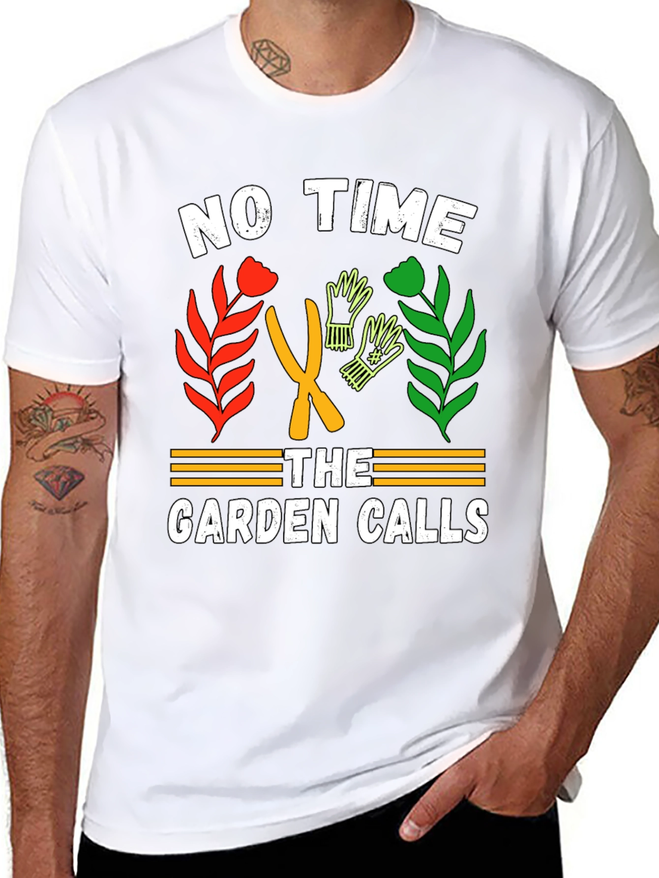 Camiseta Jardinero - No hay tiempo: El jardín llama