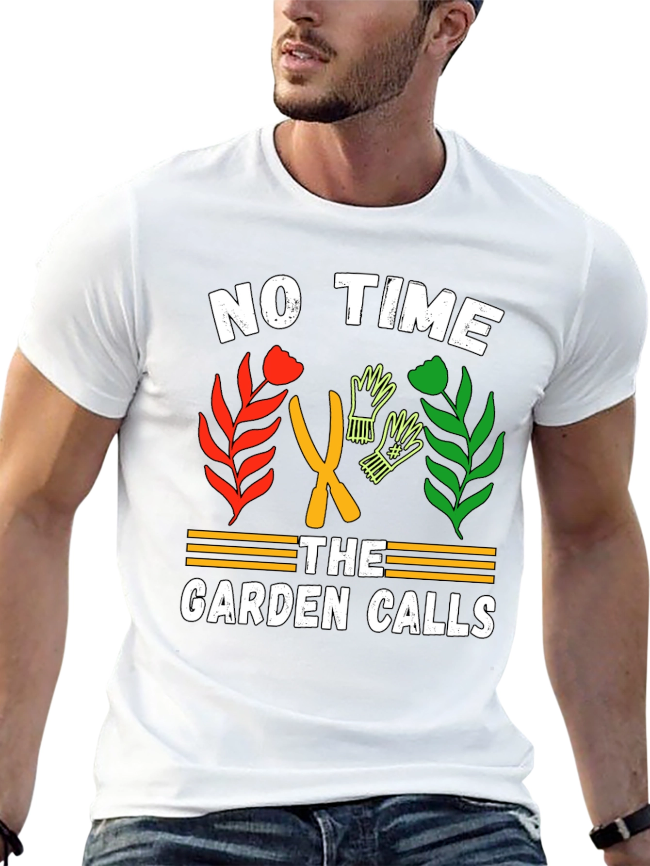 Camiseta Jardinero - No hay tiempo: El jardín llama