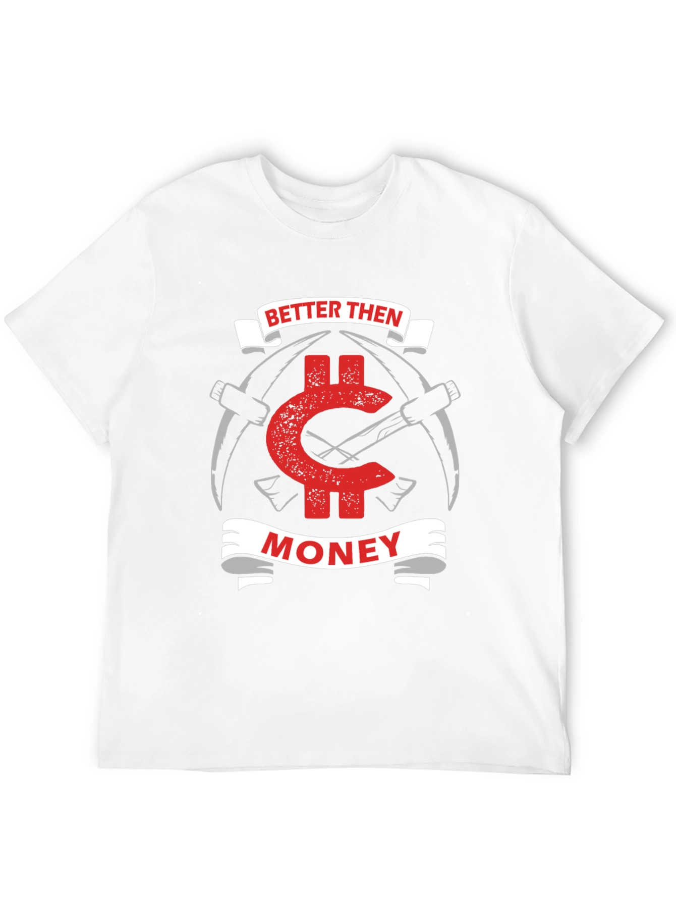 Camiseta Negra Mejor Que El Dinero Minería Cripto