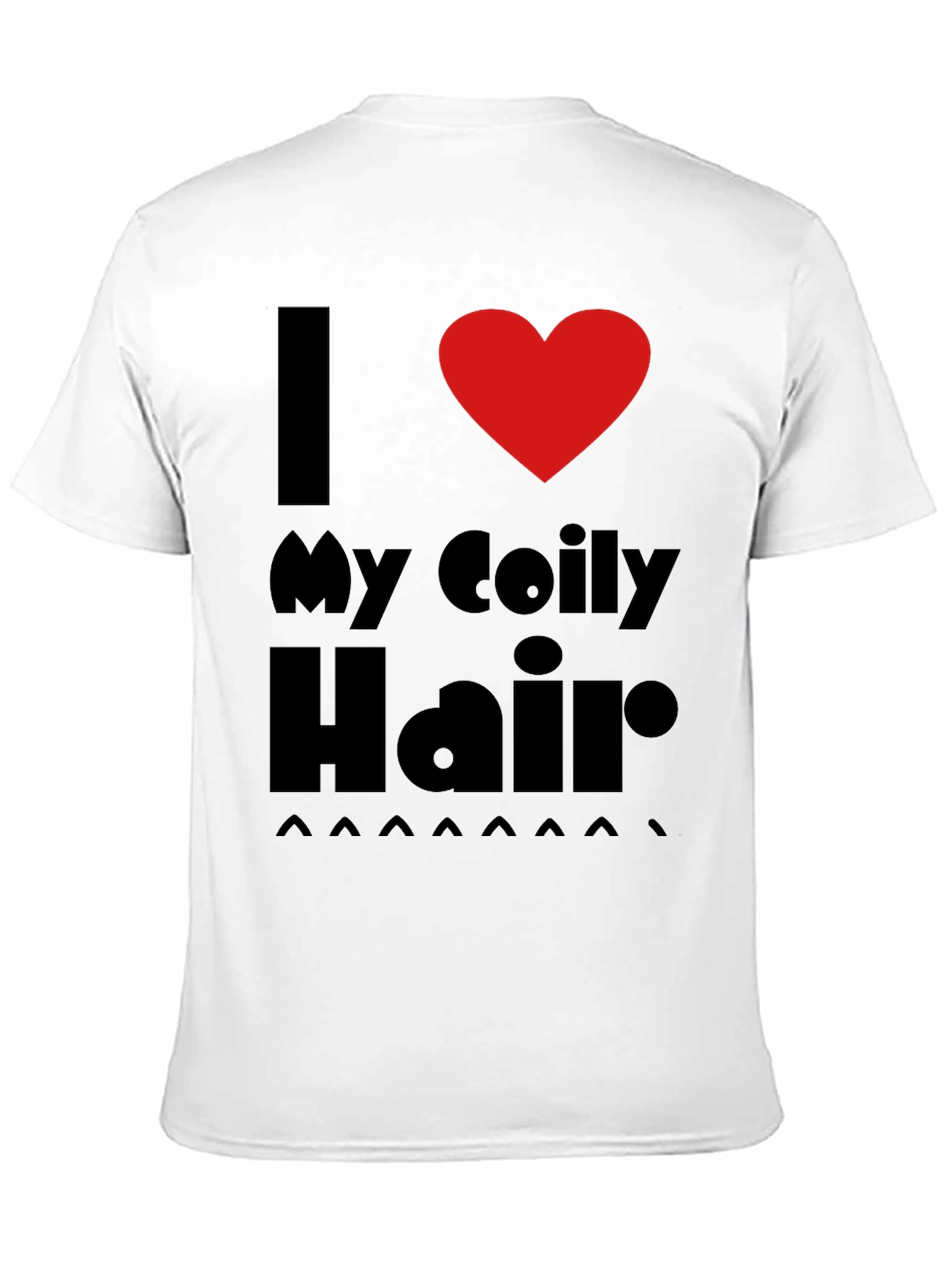 Camiseta Negra Amo Mi Pelo Rizado