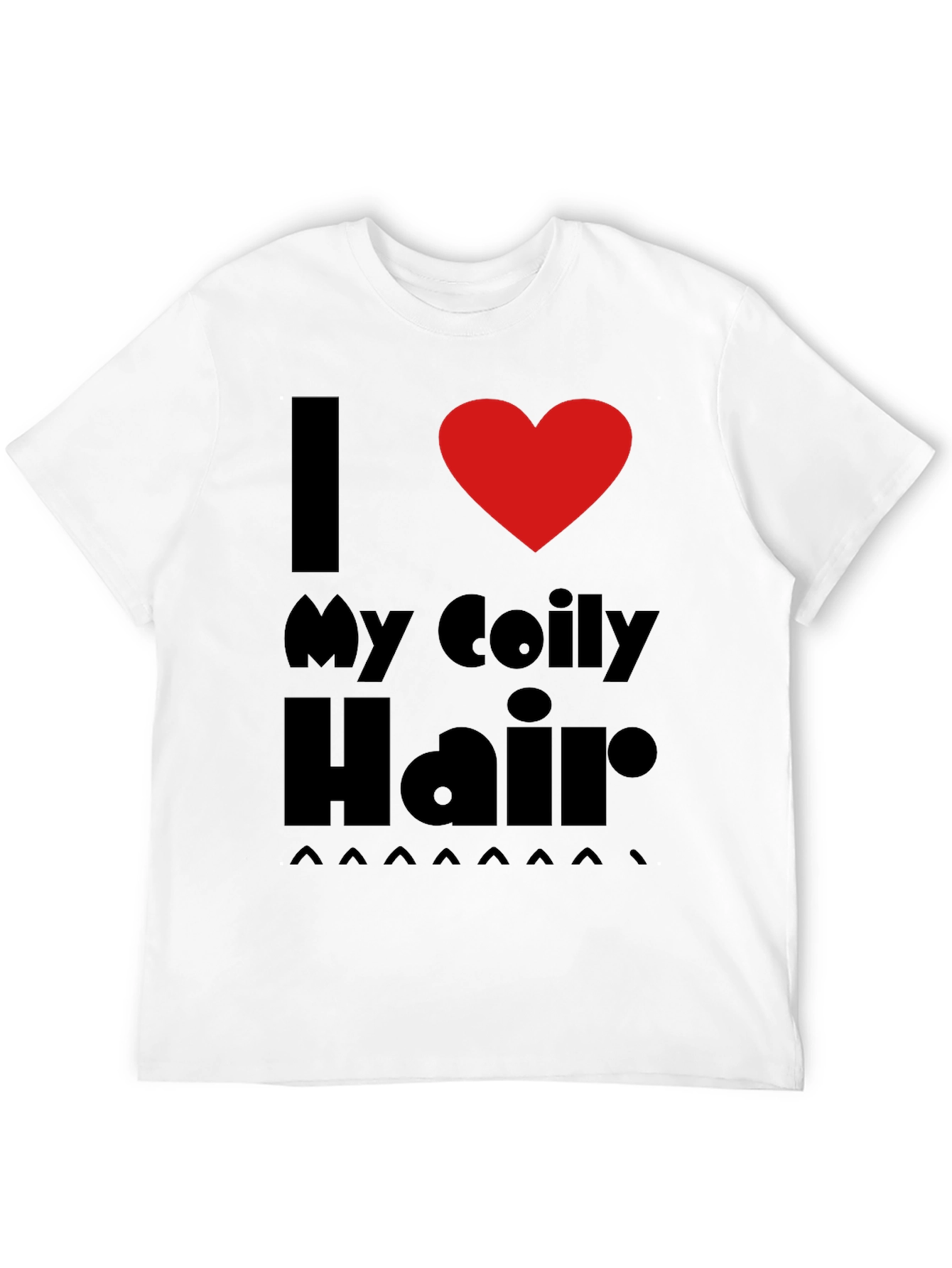 Camiseta Negra Amo Mi Pelo Rizado