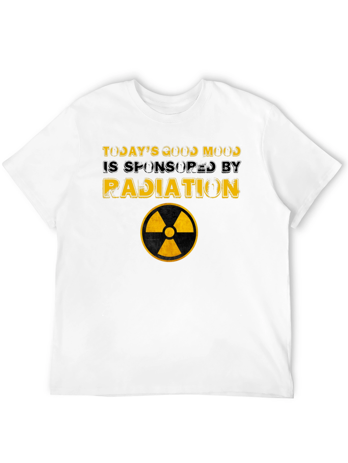 Camiseta Negra con Diseño de Radiación