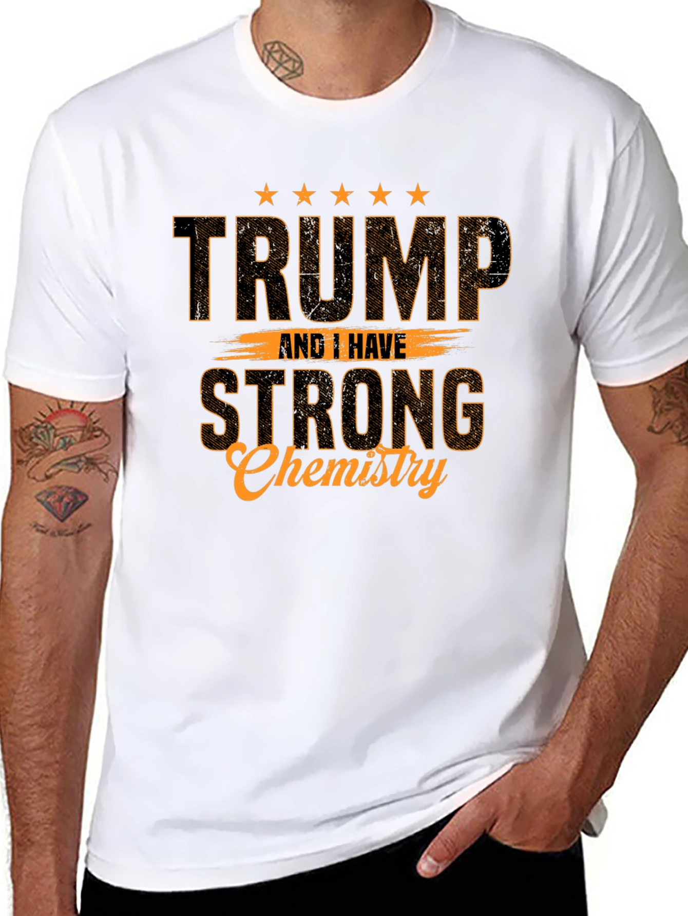 Camiseta Trump: ¡Fuerte Química!