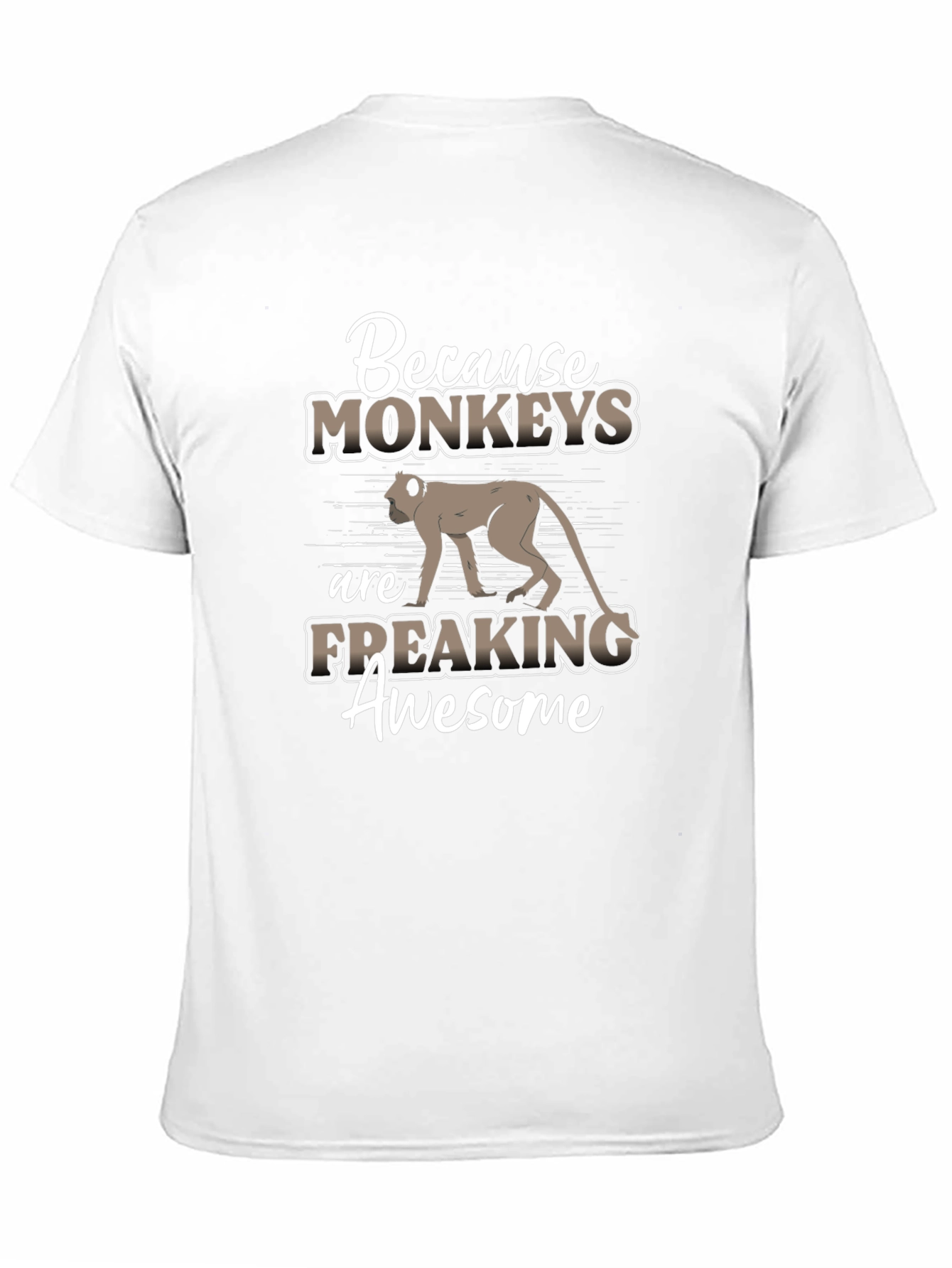 Camiseta Negra Monkeys are Awesome